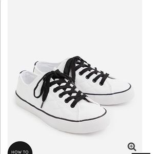 Nwt Torrid Black White Quilted Sneaker